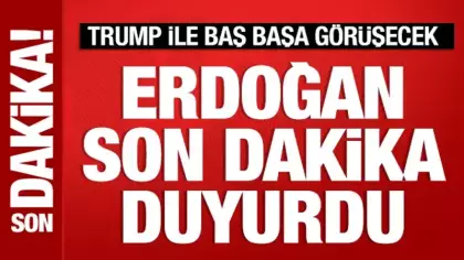 Cumhurbaşkanı Erdoğan: NATO Zirvesi'nde Trump ile görüşeceğim