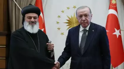 Cumhurbaşkanı Erdoğan, Süryani Ortodoks Kilisesi Patriği'ni kabul etti