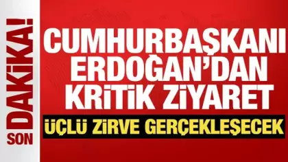 Cumhurbaşkanı Erdoğan, Suudi Arabistan'a gidiyor! Üçlü zirve gerçekleşecek