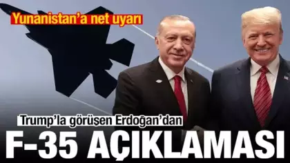 Cumhurbaşkanı Erdoğan'dan F-35 açıklaması: Somut adım bekliyoruz!