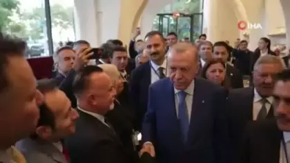 Cumhurbaşkanı Erdoğan’dan New York’ta Türk pastanesine ziyaret