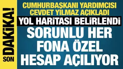 Cumhurbaşkanı Yardımcısı Cevdet Yılmaz açıkladı: Sorunlu her fona özel hesap açılıyor