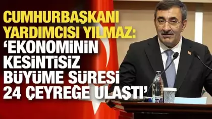 Cumhurbaşkanı Yardımcısı Yılmaz: Türkiye merkez ülke olma anlayışına vurgu yapmalı!