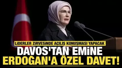 DAVOS’tan Emine Erdoğan’a özel davet: Dünya Türkiye’nin sıfır atık vizyonunu konuşacak