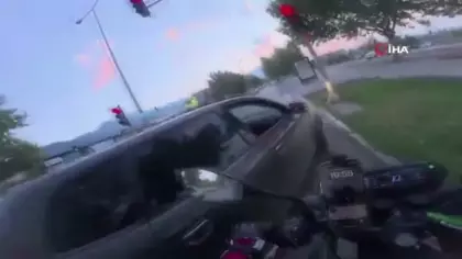 Denizli'de motosikletlinin önünü kesip saldıran magandaya rekor ceza