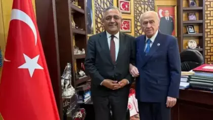 Devlet Bahçeli, CHP'li Sezgin Tanrıkulu'nu ağırladı!