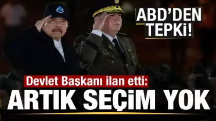 Devlet başkanı duyurdu! Artık seçim yapılmayacak! ABD'den tepki