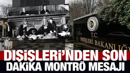 Dışişleri Bakanlığı'ndan son dakika Montrö mesajı!