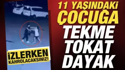 Diyarbakır'da site bahçesinde oyun oynayan çocuğa tekme tokatlı darp