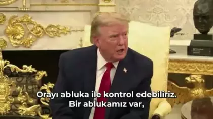 Donald Trump skandal Hürmüz açıklamasını yineledi: ''ABD toprağı ilan edeceğiz''