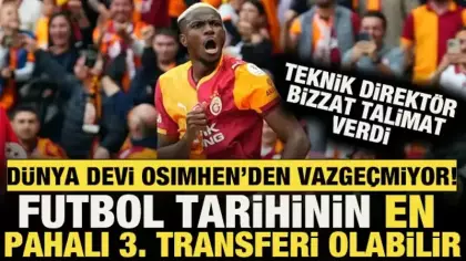 Dünya devi ondan vazgeçmiyor! Victor Osimhen tarihin en pahalı 3. transferi olabilir