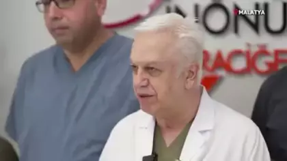 Dünyanın ilk 8’li çapraz karaciğer nakli Malatya’da yapıldı