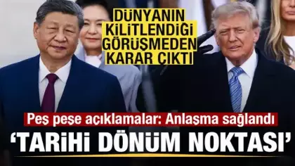 Dünyanın kilitlendiği görüşmede karar! Çin ve ABD'den peş peşe açıklama! Anlaşma duyuruldu