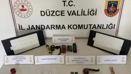 Düzce'de kaçakçılık ve uyuşturucu operasyonları: 10 gözaltı