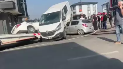 Düzce'de zincirleme kaza: Yaralılar var