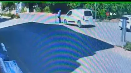 Elazığ'da acı son: Yaşlı adamın hayatını kaybettiği trafik kazası kamerada!