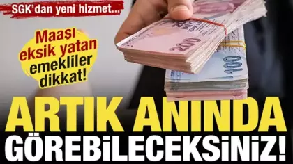 Emekli maaşı eksik yatanlar dikkat! SGK tek tek açıkladı! Artık anında görünüyor...