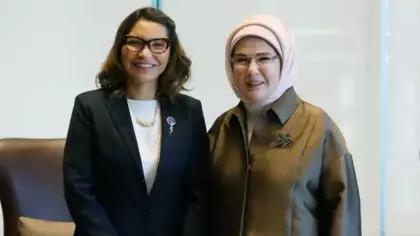 Emine Erdoğan, Brezilya Devlet Başkanı'nın eşi Silva ile görüştü