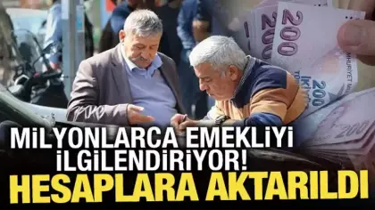 En düşük emekli aylığı fark ödemeleri hesaplara yatırıldı