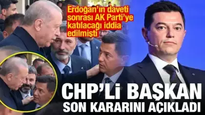 Erdoğan, AK Parti'ye davet etmişti: CHP'li isim hangi partiye katılacağını açıkladı
