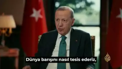 Erdoğan El-Cezire ekranlarında İsrail uyarısında bulundu