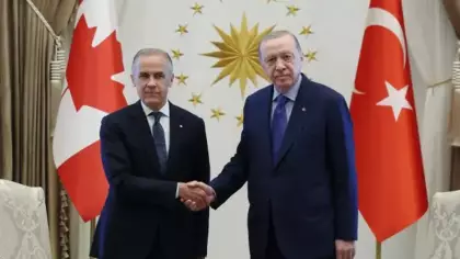 Erdoğan, Kanada Başbakanı'nı kabul etti