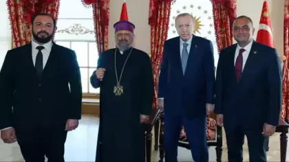 Erdoğan, Türkiye Ermenileri Patriği Maşalyan'ı kabul etti