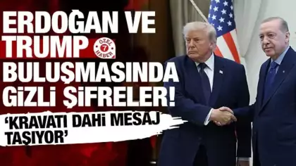 Erdoğan ve Trump görüşmesinde beden dili şifresi: Kravatı dahi gizli mesaj taşıyor!
