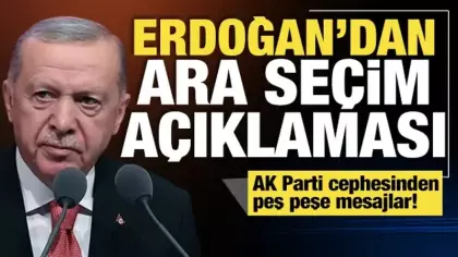 Erdoğan'dan ara seçim sonuçları sonrası ilk açıklama: Ezici üstünlükle sonuçlandı