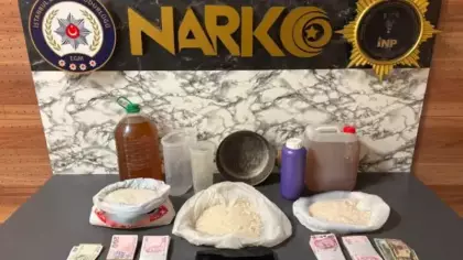 Esenyurt'ta 13 kilo 550 gram uyuşturucu ele geçirildi