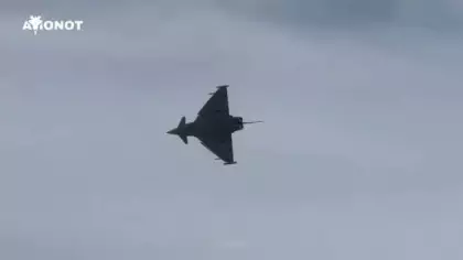 Eurofighter'lar ilk kez Türk bayrağıyla havalandı! Resmen tanıtıldılar