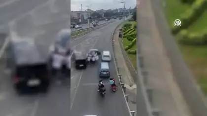 Eyüpsultan'da trafikte kavga eden 3 sürücüye para cezası