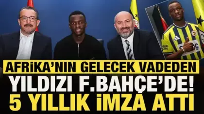 Fenerbahçe, Amara Diouf ile 5 yıllık sözleşme imzaladı