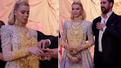 Fenomen Çağla Öz, Vanlı Kara Haydar ile evlendi! Takılan altın dudak uçuklattı