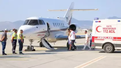 Feribot kazasından etkilenen gebe, Türkiye'ye getirildi