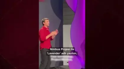 Filistinli aktivisi İsrail’e yapay zeka desteği sunan Amazonu protesto etti