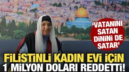 Filistinli kadın evi için 1 milyon dolarlık teklifi reddetti!