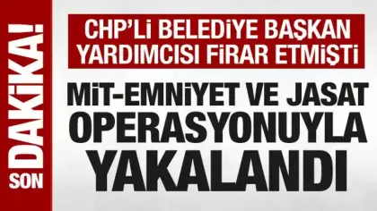 Firari Menderes Belediye Başkan Yardımcısı Rüzgar Sönmez yakalandı