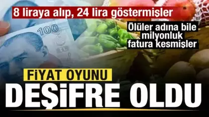Fiyat oyunu ortaya çıktı! Çiftçiden 8 liraya alıp, 24 lira göstermişler