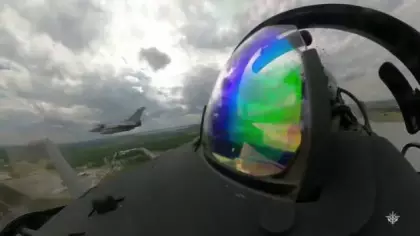 Fransız jetleri 11 Rus uçağıyla karşı karşıya geldi! İşte o anlar