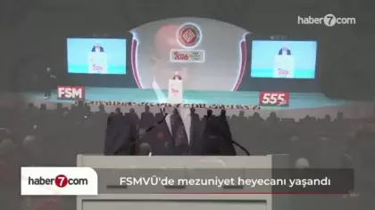 FSMVÜ'de mezuniyet heyecanı yaşandı