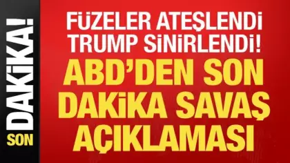 Füzeler ateşlendi, Trump sinirlendi: Derhal durun!