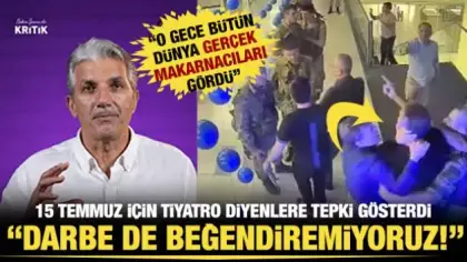 Gazeteci Nedim Şener'den 15 Temmuz için kontrollü darbe diyenlere sert tepki
