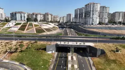 Gaziantep trafiğine nefes aldıran 450 milyon liralık dev kavşak açıldı