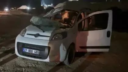Gaziantep'te 7 kişinin can verdiği yolda yeni bir kaza oldu: Yaralılar var