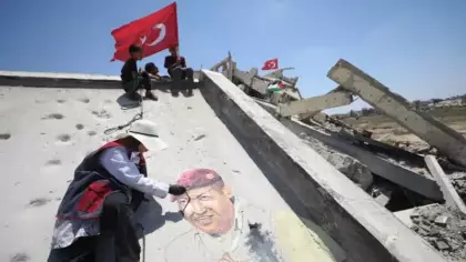Gazze'de 15 Temmuz selamı