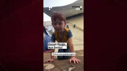 Gazze’li miniğin Türkçe sözleri yürekleri ısıttı