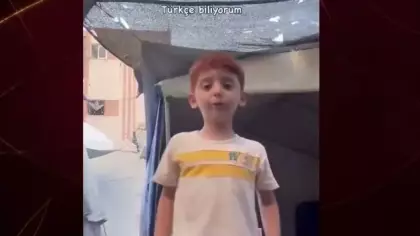 Gazzeli minik Amro'dan kalpleri ısıtan mesaj: 