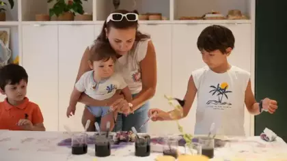 Geleceğin sıfır atık elçileri aileleriyle birlikte öğrendi, birlikte üretti