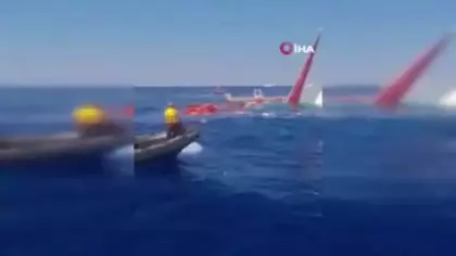 Girne’de batan geminin yeni görüntüleri ortaya çıktı